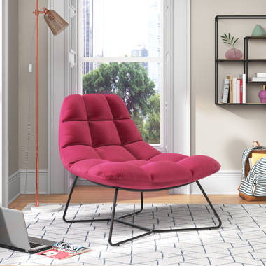 Pink futon online chair